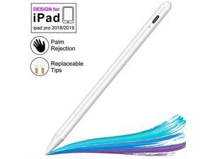 Stylus Pen for iPad with Palm Rejection Fine Tip Active Stylus Compatible with Apple iPad Pro 11129 Inch 3rdamp4th Gen iPad 6th7th GenAir 3rd GenMini 5th Gen TypeC Rechargeable Digital Stylus Pen for iPad with Palm Rejection Fine Tip Active Stylus Compatible with Apple iPad Pro 11129 Inch 3rdamp4th Gen iPad 6th7th GenAir 3rd GenMini 5th Gen TypeC Rechargeable Digital