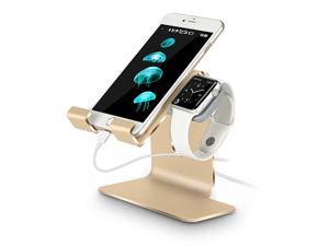 2in1 Charging Stand Compatible with Apple Watch Series 654321 and Apple Watch SE 38mm40mm42mm44mm and iPhoneiPad GoldMust Have Apple Watch Accessories