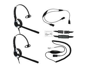 Deluxe Headset Training Solution Includes 2 x HD500 Single Ear headsets with a NC Microphone Training Cord and a Smart Lead That Works on 95 of Phones with RJ9 RJ11 Headset Port Deluxe Headset Training Solution Includes 2 x HD500 Single Ear headsets with a NC Microphone Training Cord and a Smart Lead That Works on 95 of Phones with RJ9 RJ11 Headset Port