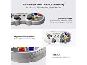 SF30 Pro Wireless Bluetooth Controller with Joysticks USB-C Cable Gamepad for Mac PC Android Nintendo Switch Windows macOS Steam SF30 Pro Wireless Bluetooth Controller with Joysticks USB-C Cable Gamepad for Mac PC Android Nintendo Switch Windows macOS Steam