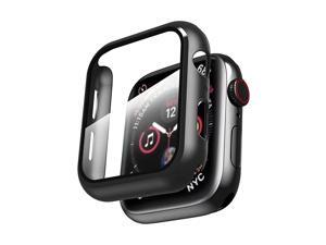 Case Compatible with Apple watch Series 6 SESeries 54 40mm with Built in Screen Protector All Around Hard PC Case with Tempered Glass Screen Protector Overall Protective Cover Case Compatible with Apple watch Series 6 SESeries 54 40mm with Built in Screen Protector All Around Hard PC Case with Tempered Glass Screen Protector Overall Protective Cover