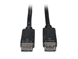 DisplayPort Cable with Latches MM DP to DP 4K x 2K 1ft P580001 Black DisplayPort Cable with Latches MM DP to DP 4K x 2K 1ft P580001 Black