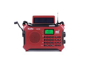 KA700 Bluetooth Emergency Hand Crank Dynamo amp Solar Powered AM FM Weather NOAA Band Radio with Recorder and MP3 Player Rugged Design for Hiking Camping Construction Sites EtcRed KA700 Bluetooth Emergency Hand Crank Dynamo amp Solar Powered AM FM Weather NOAA Band Radio with Recorder and MP3 Player Rugged Design for Hiking Camping Construction Sites EtcRed