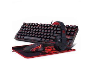 K552BB Mechanical Gaming Keyboard and Mouse Combo Large Mouse Pad PC Gaming Headset with Mic 87 Key RED LED Backlit Keyboard for Windows PC Keyboard Mouse Headset Mousepad Set K552BB Mechanical Gaming Keyboard and Mouse Combo Large Mouse Pad PC Gaming Headset with Mic 87 Key RED LED Backlit Keyboard for Windows PC Keyboard Mouse Headset Mousepad Set