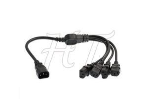 UPS PDU Computer PC Power Splitter Cord C14 to 4 x C13 10A 250V Extension Cable 24 C144xC13 60cm UPS PDU Computer PC Power Splitter Cord C14 to 4 x C13 10A 250V Extension Cable 24 C144xC13 60cm