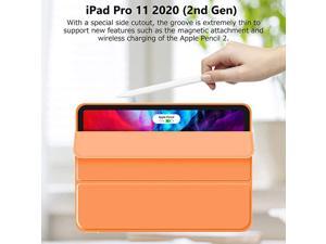 iPad Pro 11 Case 2020 with Pencil Holder 2nd Generation Premium Protective Case Cover with Soft TPU Back and Auto SleepWake Feature for 20202018 iPad Pro 11 Orange iPad Pro 11 Case 2020 with Pencil Holder 2nd Generation Premium Protective Case Cover with Soft TPU Back and Auto SleepWake Feature for 20202018 iPad Pro 11 Orange