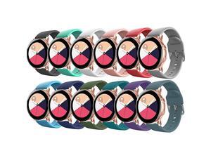 Compatible Bands for Samsung Galaxy Watch Active Active 2 Galaxy Watch 3 40mm 41MM 42mm 44mm Gear S2 Classic Gear Sports 20MM12pack Small Compatible Bands for Samsung Galaxy Watch Active Active 2 Galaxy Watch 3 40mm 41MM 42mm 44mm Gear S2 Classic Gear Sports 20MM12pack Small