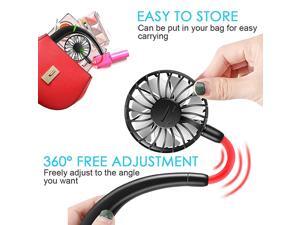 Mini Portable Hand Free Hanging Neck Sports USB Fan with 360 Degrees Free RotationColorful lampRandom Aromatherapy Green Mini Portable Hand Free Hanging Neck Sports USB Fan with 360 Degrees Free RotationColorful lampRandom Aromatherapy Green