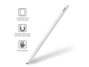 Pen for iPad with Palm Rejection&Magnetic Attachement, Rechargeable, Slim&Lightweight, Compatible with iPad Pro 11/12.9 Inch 2018/2020/2021, iPad 6/7/8 Gen, iPad Mini 5th Gen, iPad Air 3/4 Gen