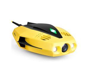 Dory Underwater Drone 1080p Full HD Underwater Drone with Camera for Real Time Viewing APP Remote Control PalmSized and Portable with Carrying Case WiFi Buoy and 49 ft Tether ROV
