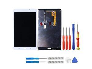 LCD Compatible with Samsung Galaxy Tab A 70 WiFi Tablet SMT280 LCD Display Digitizer Touch Screen Assembly White + ToolsNot for 3G Version T285 No Earpiece Hole