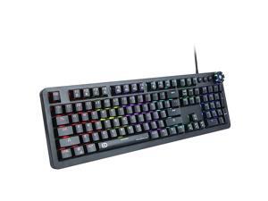 ik619 Mechanical Gaming Keyboard with 108 Key RGB BacklitBlue Switches Black ik619 Mechanical Gaming Keyboard with 108 Key RGB BacklitBlue Switches Black