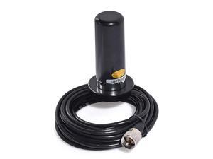 Dual Band VHF UHF Ham Mobile Radio Antenna PL259 with Magnetic Base 5M Cable for Ham Radio Amateur Radio Mobile Transceiver 144430mhz Dual Band VHF UHF Ham Mobile Radio Antenna PL259 with Magnetic Base 5M Cable for Ham Radio Amateur Radio Mobile Transceiver 144430mhz