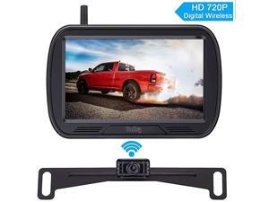 Y25 HD Digital Wireless Backup Camera System 5 Inch Monitor Hitch Rear View License Plate Camera for Trucks,Vans,Campers,Cars,SUVs Front View Camera Kit Guide Lines DIY Settings Y25 HD Digital Wireless Backup Camera System 5 Inch Monitor Hitch Rear View License Plate Camera for Trucks,Vans,Campers,Cars,SUVs Front View Camera Kit Guide Lines DIY Settings