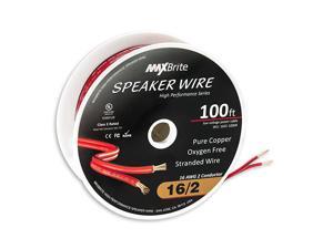 Performance 16 Gauge Speaker Wire Oxygen Free Pure Copper UL Listed Class 2 100 Feet Spool Performance 16 Gauge Speaker Wire Oxygen Free Pure Copper UL Listed Class 2 100 Feet Spool