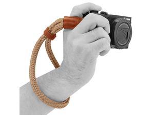 MG942 Cotton Camera Hand Wrist Strap Comfort Padding Security for All Cameras Small23cm9inc Brown MG942 Cotton Camera Hand Wrist Strap Comfort Padding Security for All Cameras Small23cm9inc Brown