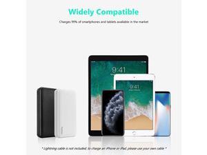 2Pack 20000mAh Portable Charger Power Bank Dual USB Output and USBC Input Fast Charging Battery Pack Charger for iPhone X Galaxy S9 Pixel 3 and etc
