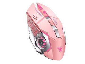 T85 Rechargeable Wireless Mouse 24G Ergonomic Silent Gaming Mice Portable Optical with USB Receiver 3 Adjustable DPI 6 Buttons LED Lights Compatible with LaptopPCChromebook Pink T85 Rechargeable Wireless Mouse 24G Ergonomic Silent Gaming Mice Portable Optical with USB Receiver 3 Adjustable DPI 6 Buttons LED Lights Compatible with LaptopPCChromebook Pink