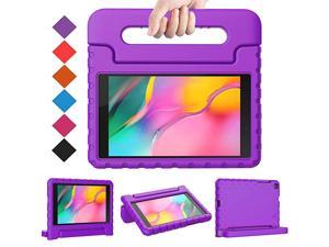 Kids Case for Samsung Galaxy Tab A 80 2019 SMT290T295 Galaxy Tab A 80 Case 2019 Shockproof Light Weight Protective Handle Stand Case for Galaxy Tab A 80 Inch 2019 Without S Pen Purple