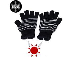 USB Heated Gloves Toast Hand Warmers Laptop Heated Gloves Warmer Mitten for Children Women Full & Half Fingerless Heating Gloves 
