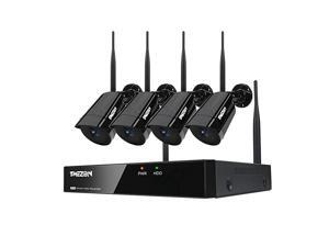 Wireless Security Camera System 4CH 1080P WiFi NVR System with 4pcs 20MP IP Security Camera with 99ft Night Vision and Easy Remote ViewP2P CCTV Camera SystemNo Hard Drive Wireless Security Camera System 4CH 1080P WiFi NVR System with 4pcs 20MP IP Security Camera with 99ft Night Vision and Easy Remote ViewP2P CCTV Camera SystemNo Hard Drive