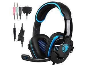 Stereo Gaming Headphone SA708GT PS4 Gaming Headphone with Microphone Blue Stereo Gaming Headphone SA708GT PS4 Gaming Headphone with Microphone Blue