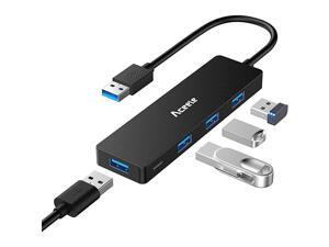 USB 30 Hub Splitter 4Port Extra Slim Multiport Expander for Desktop Computer PC PS4 Laptop Surface Pro 3 Chromebook iMac Mac Mini Flash Drive Data and More USB 30 Hub Splitter 4Port Extra Slim Multiport Expander for Desktop Computer PC PS4 Laptop Surface Pro 3 Chromebook iMac Mac Mini Flash Drive Data and More