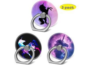 Phone Finger Ring Holder Stand with Car Mount for Smartphone and TabletKickstand 360 Rotation Grip Stand Blue Pink Purple Nebula Unicorn Phone Finger Ring Holder Stand with Car Mount for Smartphone and TabletKickstand 360 Rotation Grip Stand Blue Pink Purple Nebula Unicorn