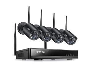 1080P Wireless Security Cameras System Outdoor Indoor with Night Vision, H.265+ 8CH Network Video Recorder (NVR) with 4 x 2MP Auto Match Weatherproof IP Cameras,No Hard Drive Included 1080P Wireless Security Cameras System Outdoor Indoor with Night Vision, H.265+ 8CH Network Video Recorder (NVR) with 4 x 2MP Auto Match Weatherproof IP Cameras,No Hard Drive Included