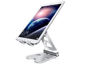 Stand AdjustableDesktop Cell Phone Stand Holder Dock Compatible with Such as iPad Pro 97 105 129 Air Mini 4 3 2 Kindle Nexus EReader 413 Silver