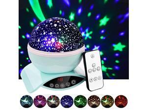 Night Lights Rechargeable Star Projector with Remote Control and Timer Auto Off Design Rotating Projection Lighting Lamp Room Decor Green Night Lights Rechargeable Star Projector with Remote Control and Timer Auto Off Design Rotating Projection Lighting Lamp Room Decor Green
