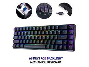 RGB Gaming Office MK14 Mechanical Keyboard USB 68 NonDetachable Keys Backlit Antighosting Keyboard for PC LaptopBlue Red Brown Switch Blue Switch RGB Gaming Office MK14 Mechanical Keyboard USB 68 NonDetachable Keys Backlit Antighosting Keyboard for PC LaptopBlue Red Brown Switch Blue Switch