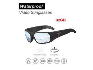 Waterproof Video Audio Sunglasses,Built-in Memory with Ultra 1080P Full HD Video Recording Camera and Polarized UV400 Protection Safety Lenses,Unisex Sport Design Waterproof Video Audio Sunglasses,Built-in Memory with Ultra 1080P Full HD Video Recording Camera and Polarized UV400 Protection Safety Lenses,Unisex Sport Design