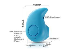 S530 Bluetooth earpieceHandsFree Bluetooth Earbuds Headset Earphones for iPhone Samsung Galaxy and Other Smartphones Blue S530 Bluetooth earpieceHandsFree Bluetooth Earbuds Headset Earphones for iPhone Samsung Galaxy and Other Smartphones Blue