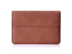 Tablet Sleeve Case Bag PU Leather Protective Laptop Sleeve Compatible with Surface Pro 7Pro 6 Pro 5Pro 4Pro 3Pro 123Pro LTE 123quotMacBook Air 116 Inch with Pen Holder Brown