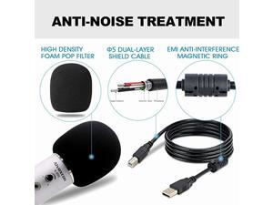 USB Microphone Computer Mic with Headphone Monitor Jack for Mac Windows PC Laptop Podcasting Studio Recording Steaming Twitch Voiceover PS4 Gaming YouTube Videowith Desktop Stand USB Microphone Computer Mic with Headphone Monitor Jack for Mac Windows PC Laptop Podcasting Studio Recording Steaming Twitch Voiceover PS4 Gaming YouTube Videowith Desktop Stand