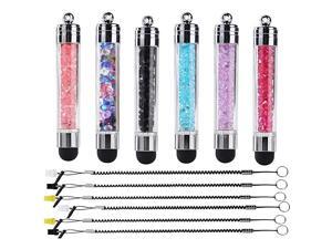 6 Pack Colors Crystal Capacitive Mini Stylus Universal Touch Screen Pen for iPhone7 5s 6s Samsung Galaxy s5 s4 Smartphones iPad iPods S10S10+S10eS9S9PNote9XRXS MAX iPhone11 Pro XS XR 6 Pack Colors Crystal Capacitive Mini Stylus Universal Touch Screen Pen for iPhone7 5s 6s Samsung Galaxy s5 s4 Smartphones iPad iPods S10S10+S10eS9S9PNote9XRXS MAX iPhone11 Pro XS XR