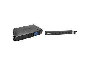1500VA Smart UPS Battery Back Up 900W RackMountTowe Rackmount NetworkGrade PDU Power Strip 12 Right Angle Outlets WideSpaced 15A 15ft Cord w 515P Plug RS1215RA 1500VA Smart UPS Battery Back Up 900W RackMountTowe Rackmount NetworkGrade PDU Power Strip 12 Right Angle Outlets WideSpaced 15A 15ft Cord w 515P Plug RS1215RA