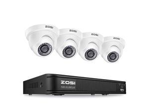 1080P H265+ Home Security Camera System5MP Lite 8 Channel Surveillance DVR and 4 x 1080p Weatherproof CCTV Dome Camera Outdoor Indoor with 80ft Night Vision Remote Access No Hard Drive 1080P H265+ Home Security Camera System5MP Lite 8 Channel Surveillance DVR and 4 x 1080p Weatherproof CCTV Dome Camera Outdoor Indoor with 80ft Night Vision Remote Access No Hard Drive
