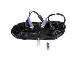 100ft HD Security Camera Cable PreMade AllinOne BNC Video Power Extension Wire Cord with BNC RCA Connectors for 720P 960P 960H CCTV Surveillance Camera DVR System CBHD100 WT3