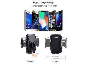 Car MountUniversal Windshield Phone Holder 85 inch Long Arm Car Phone Mount for iPhone 11 XR Xs MaxX8 Plus76 Samsung Galaxy S8 S9 Nexus 8X9P LG HTC and All Smartphones 3565 inch