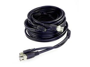 Cable UL Listed 60 feet RG59 Siamese Combo Cable with BNC connectors and 2.1mm Power Jack for TVI, CVI, AHD and HD-SDI Camera System Cable UL Listed 60 feet RG59 Siamese Combo Cable with BNC connectors and 2.1mm Power Jack for TVI, CVI, AHD and HD-SDI Camera System