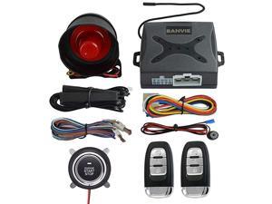 Passive keyless Entry Car Alarm System + ? Remote Engine Starter + ? Push to Start Iginition Button with Siren Passive keyless Entry Car Alarm System + ? Remote Engine Starter + ? Push to Start Iginition Button with Siren