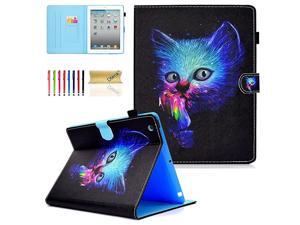 iPad 2 3 4 Case Lightweight MultiAngle Viewing Folio Smart Stand Cover with Auto SleepWake Full Body Protective Wallet Case for Apple iPad 2 iPad 3rd generation iPad 4th generationColor Cat iPad 2 3 4 Case Lightweight MultiAngle Viewing Folio Smart Stand Cover with Auto SleepWake Full Body Protective Wallet Case for Apple iPad 2 iPad 3rd generation iPad 4th generationColor Cat