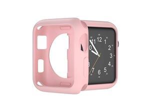 Compatible with Apple Watch Case 38mm 42mm 40mm 44mm Soft TPU Protective Bumper Cover for iwatch Series 5 4 3 2 Case Pink 44mm Compatible with Apple Watch Case 38mm 42mm 40mm 44mm Soft TPU Protective Bumper Cover for iwatch Series 5 4 3 2 Case Pink 44mm