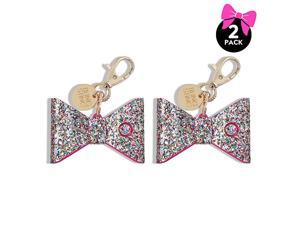 Personal Safety Alarm for Women Ahhlarm SelfDefense Personal Panic 115 Decibel Alarm Keychain for Women with LED Safety Light and Clip Confetti Glitter Bow