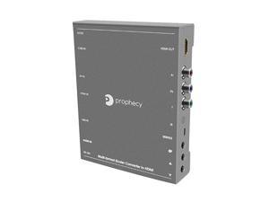 Prophecy Multi Video Format to HDMI Scaler Converter Input HDMIMini DPVGACVBSYPbPr Upscale to HDMI Output up to 4K 30Hz Frame Rate Conversion VESA Resolutions PROScaler2HD