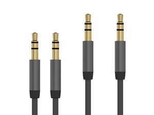 Black iPods iPhones Home/Car and More 1.8M iPads 6Ft Male to Male Audio Cable,Jeselry 4 Pole Hi-Fi Stereo Sound 3.5mm Aux Cable Adapter/Auxiliary Cable/Aux Cord Compatible Headphones 