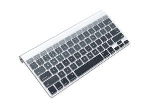 Keyboard Cover for US Layout Wireless Bluetooth Keyboard MC184LLB A1314 Ultra Thin Protective Skin Keyboard Cover Gradient Black Keyboard Cover for US Layout Wireless Bluetooth Keyboard MC184LLB A1314 Ultra Thin Protective Skin Keyboard Cover Gradient Black