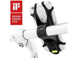 Bike Tie X Universal Bike Phone Mount Bicycle Handlebar Stroller Cell Phone Holder for iPhone 8 7 6s Plus 5 SE Samsung Galaxy S8 S7 Note 6 4 to 6 Inch Smartphone Black Bike Tie X Universal Bike Phone Mount Bicycle Handlebar Stroller Cell Phone Holder for iPhone 8 7 6s Plus 5 SE Samsung Galaxy S8 S7 Note 6 4 to 6 Inch Smartphone Black